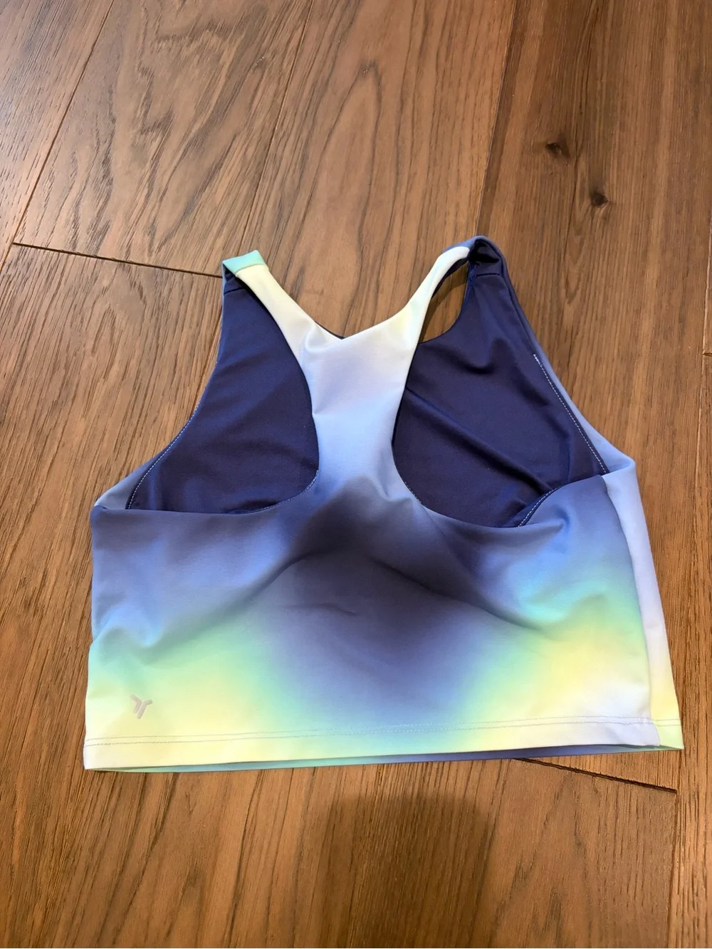 Old Navy Active Girls PowerSoft Ombre Cropped Tank Sports Bra Size L 10-12